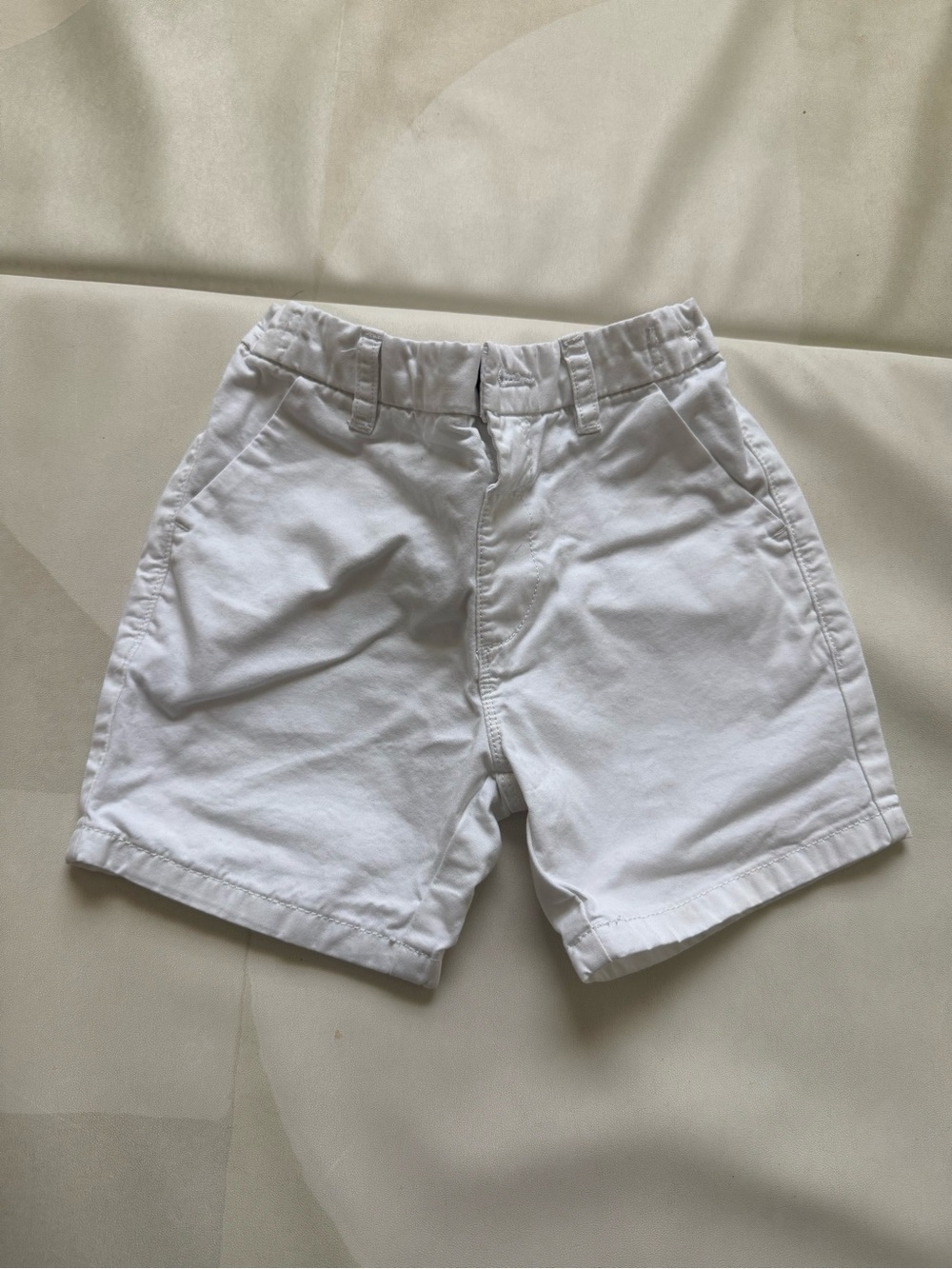 Toddler White Cotton Casual Shorts - like NEW